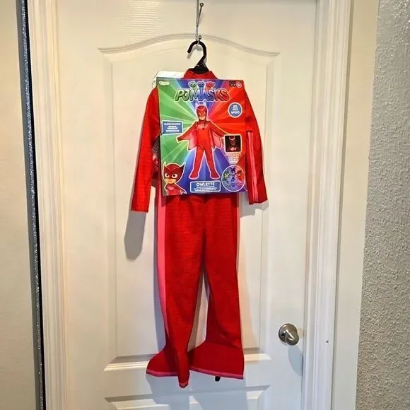 BRAND NEW HALLOWEEN TODDLER DELUXE PJ MASKS OWLETTE HALLOWEEN COSTUME JUMPSUIT - Picture 3 of 16